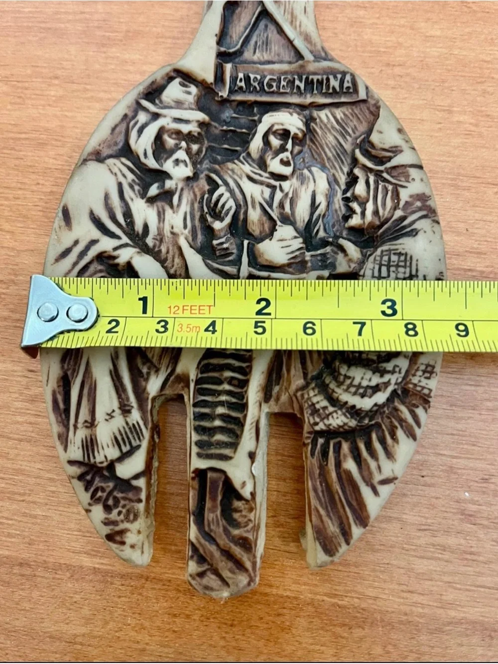 Vintage Argentina Gaucho Large Decorative Wall Hanging Spoon & Fork, Resin ⚠️